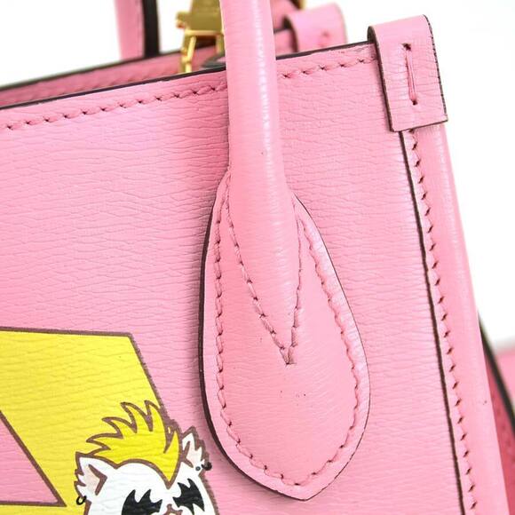 Auth Gucci Shoulder Bag Handbag Pink #160534G86B - Picture 10 of 15